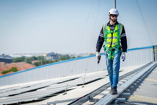 Commercial Roofing on a Melbourne roof